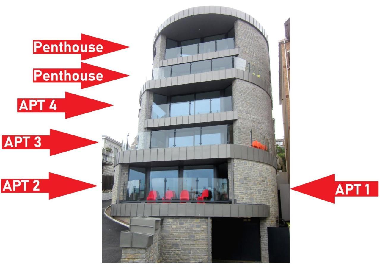 4 The View Apartments Ilfracombe - Seafront, Parking, Lift, Ev Dış mekan fotoğraf